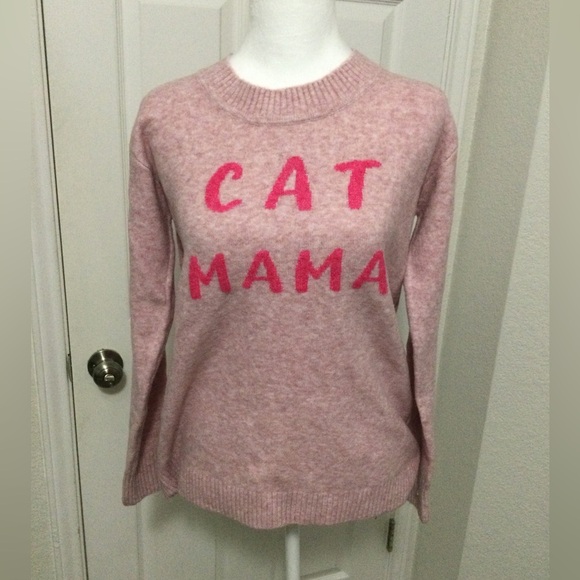 LOFT Sweaters - Loft Cat Mama Sweater Size S